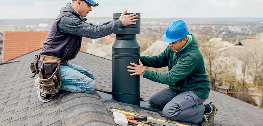 Chimney Flashing Replacement for Storm Damage in Puyallup