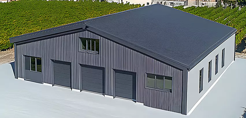 Corrugated Garage Roof Repair in Puyallup