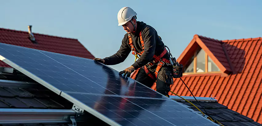 Solar Panels on Steel Roof Installation in Puyallup